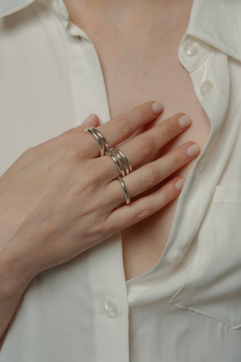 'free form' ring